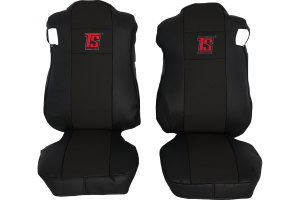 Fits Mercedes*: Actros MP4 | MP5 (2011-...), Arocs (2013-...) HollandLine seat covers, air suspension seat - black
