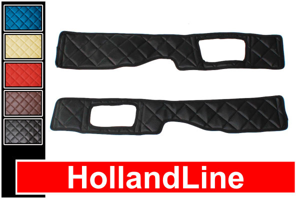 Fits DAF*: XF105 / XF106 (2012-...) HollandLine leatherette seat base cover (set price)