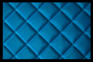Adatto per DAF*: XF105 / XF106 (2012-...) HollandLine, rivestimento della base dei sedili - blu, similpelle
