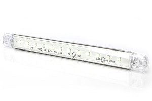 LED Begrenzungleuchten 12/24V, slim, extra flach Wei&szlig;