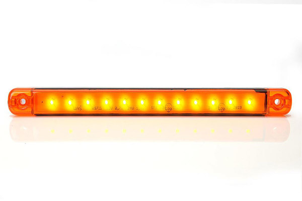 Seitenmarkierungsleuchte weiss LED 12/24 Volt ET-Anhängertechnik