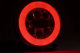LED rear driving lights, 3 Fuktions lamp 12/24 Volt, taillight multi-chamber, round   only cable