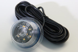 Original GYLLE LED module with 6 LED, white, with cable and E-mark warm whtie