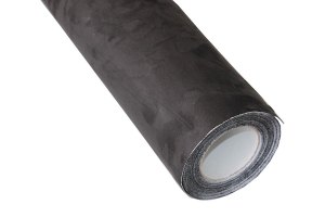 Selbstklebende Wildlederoptik Wrapping Folie f&uuml;r Innen, 1,4x1m, schwarz
