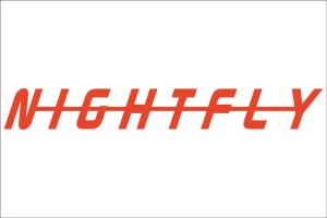 Sticker Decal NIGHTFLY normale snit Rood Blok