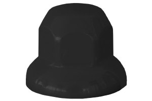 1x Truck Wheel nut Cap, plastic 32mm black