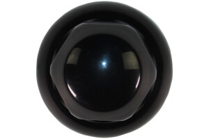 1x camion dado copriruota plastica 32mm nero