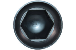 1x camion dado copriruota plastica 32mm nero