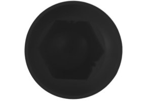 Truck Wheel nut Cap, plastic 32mm black