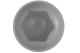 1x Truck Wheel nut Cap, plastic 32mm grey