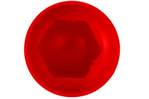 Lkw Radmuttern Abdeckkappe Kunststoff 32mm rot