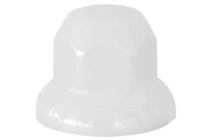 Wheel nut Cap, plastic 32mm white