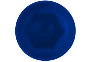 Lkw Radmuttern Abdeckkappe Kunststoff 32mm blau