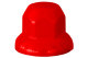 1x Truck Wheel nut Cap, plastic 33mm red