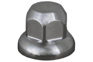 1x Truck Wheel nut Cap, plastic 32mm chrome