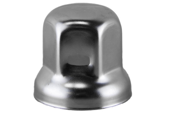 1x Hjulmutterlock i rostfritt stål, högglansigt (med lås) 33mm