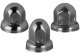 1x Stainless steel wheel nut CAP, high-gloss