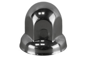 1x Hjulmutterlock i rostfritt st&aring;l, h&ouml;gglansigt 27 mm