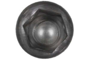 1x Tappo copridado ruota in acciaio inox, lucido 27 mm