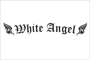 White Angel sticker voor voorruit 120*25 cm normale snit...