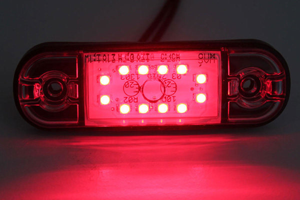 1x LED Umrissleuchte Positionsleuchte Rot FT-015cQS - Iwlonex