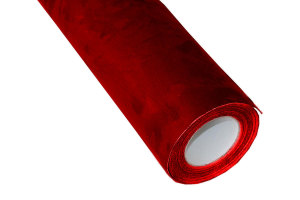 Selbstklebende Wildlederoptik Wrapping Folie f&uuml;r Innen, 1,4x1m, rot