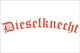 Adesivo "Dieselknecht" per parabrezza 86,3*17,8 cm taglio normale rosso
