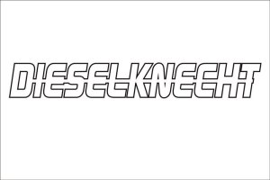 Truck Sticker Decal Dieselknecht foil cut weatherproof...