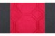 Geschikt voor Mercedes*: Atego, Axor, Actros (1996-2014) Design stoelhoezen met TS logo stofrand zwart suède look, doorgestikt, rood Luchtvering