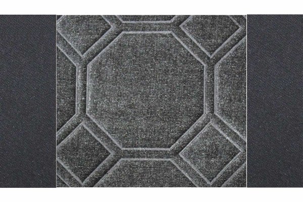 Geschikt voor Mercedes*: Atego, Axor, Actros (1996-2014) Design stoelhoezen met TS logo stofrand zwart microvezel, gewatteerd, grijze klapstoel