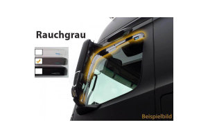 Passend f&uuml;r Renault*: Midlum (2000-2013) Climair Lkw SET Regen- und Windabweiser - gesteckt - Rauchgrau