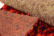 Originele Deense stof of pluche (Deense pluche) per meter, rood