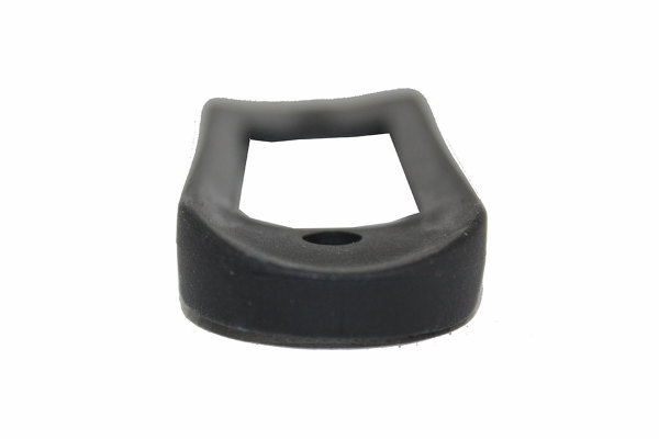 Speciaal rubber afdichting voor LED inbouw armatuur, gebogen zwart rubber