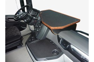 L&auml;mplig f&ouml;r Scania*: R+S (2016-...) mittbord Next Generation Version 1 utseende burl wood