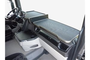 Passend f&uuml;r Scania*: R+S (2016-...) Mitteltisch Next Generation Version 2 Aluminiumoptik