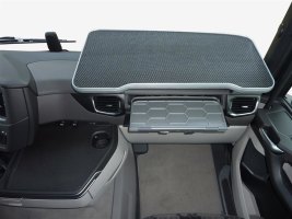 Suitable for Scania*: R + S (2016-...) Passenger table next generation version 2 aluminumoptics