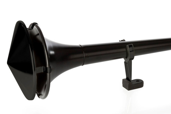 Edelstahl Drucklufthorn mit Schutzkappe und Beam Kompressor, 12 oder 24 Volt