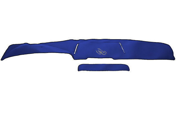 Lämplig för MAN*: Instrumentpanelklädsel, ClassicLine, konstläder TGX (2007-...) blå med logotyp