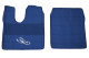 Lämplig för MAN*: Golvmattor för lastbil TGX,TGA (XL/XLX/XXL) blå med ClassicLine-logotyp, läderimitation