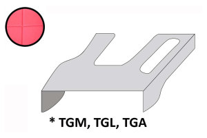Passend f&uuml;r MAN*: Lkw Motortunnelabdeckung TGL,TGM,TGA (M/L/LX) rot ohne Logo ClassicLine, Kunstleder