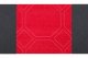 Lämplig för Mercedes*: Atego, Axor (2015-...) Design-sätesklädsel med TS-logotyp Tygkant svart mikrofiber, quiltad, röd 1 bälte integrerat