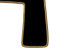 Suitable for DAF*: XF106 EURO6 (2013-...) - Velours Doormats - border colour beige