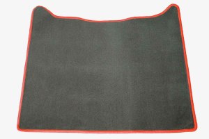 Suitable for DAF*: XF105 (2005-2012) automatic - Velour engine tunnel cover - border colour red