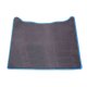 Suitable for DAF*: XF106 EURO6 (2013-...) automatic - Velour engine tunnel cover - border colour blue