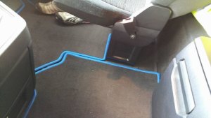Fits Actros*: MP4 | MP5, big cabin (2500) folding passenger seat blue
