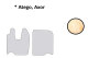 Geschikt voor Mercedes*: Atego (1998-...), Axor (2001-...) Vloermatten beige - zonder ClassicLine logo, kunstleder