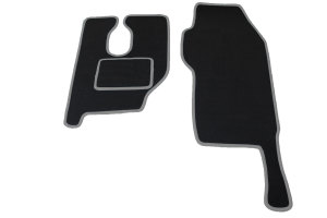 Suitable for Mercedes*: MP2 / MP3 with engine cover, floor mats grey