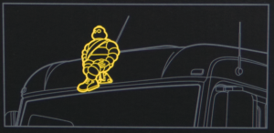 Das neue original Michelin Männchen (BIB), Bibendum fürs Dach (40cm) Mann