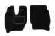 Geschikt voor Iveco*: Stralis I & II & III (2003-...) & Hi-Way (2013-...) & EcoStralis (2013-...) - brede cabine - velours vloermatten - rand grijs