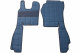 Suitable for Scania *: Truck Floor mats leatheretter, for SCANIA R SCANIA R3 (2014-2016), G (2014-2018) blue without Logo ClassicLine